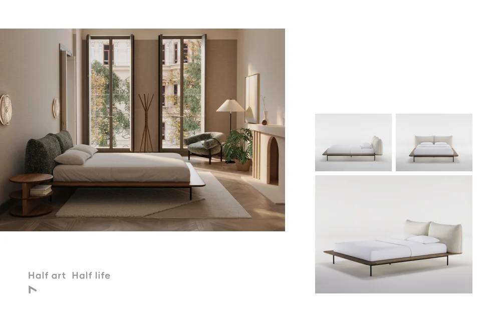 Upholstered Beds Collection — catalogue page preview